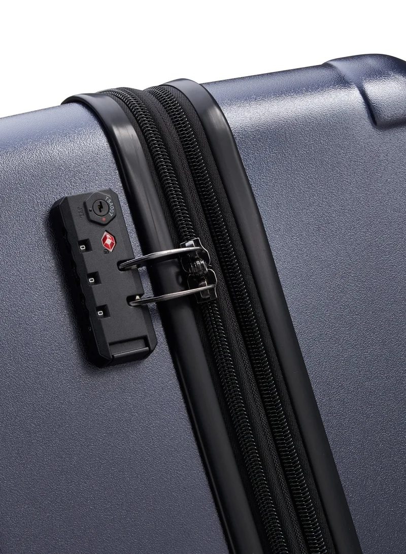 Jeep  JH004C 80 cm Hardcase 4-Double Wheeled Expandable Check-In Luggage Trolley - Peacoat Navy  | Best Price UAE